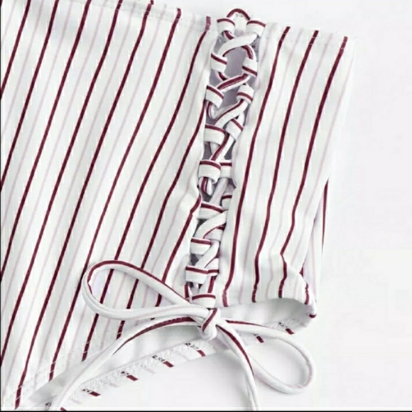 Venice stripe swim suit bikini - Picture 3 of 13